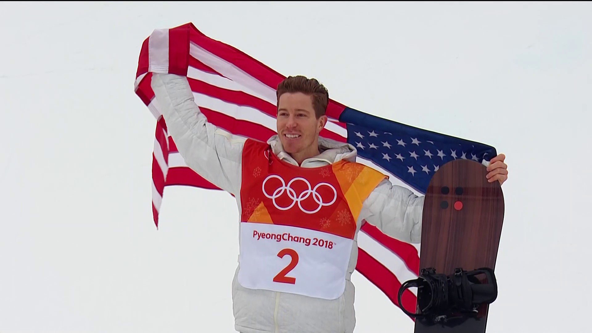 Shaun White Wins Gold in the Halfpipe and Brings Home the 100th Gold